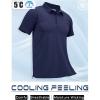 imageMAGCOMSEN Mens Polo Shirts Short Sleeve Cotton Pique Golf Shirt Casual Collared Shirt Lightweight Work Shirts with 3 ButtonsNavy