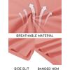 imageMAGCOMSEN Mens Polo Shirts Short Sleeve Cotton Pique Golf Shirt Casual Collared Shirt Lightweight Work Shirts with 3 ButtonsPink