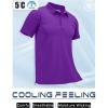 imageMAGCOMSEN Mens Polo Shirts Short Sleeve Cotton Pique Golf Shirt Casual Collared Shirt Lightweight Work Shirts with 3 ButtonsPurple