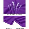 imageMAGCOMSEN Mens Polo Shirts Short Sleeve Cotton Pique Golf Shirt Casual Collared Shirt Lightweight Work Shirts with 3 ButtonsPurple