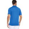 imageMAGCOMSEN Mens Short Sleeve Polo Golf Shirts 3Button Moisture Wicking Athletic TShirts Casual Collared ShirtSea Blue