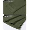 imageMAGCOMSEN Mens Polo Shirt Long Sleeve Golf Shirts Quick Dry Lightweight 3Button Performance Work Fishing AthleticArmy Green
