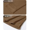 imageMAGCOMSEN Mens Polo Shirt Long Sleeve Golf Shirts Quick Dry Lightweight 3Button Performance Work Fishing AthleticBrown