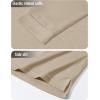imageMAGCOMSEN Mens Polo Shirt Long Sleeve Golf Shirts Quick Dry Lightweight 3Button Performance Work Fishing AthleticKhaki
