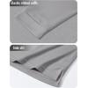 imageMAGCOMSEN Mens Polo Shirt Long Sleeve Golf Shirts Quick Dry Lightweight 3Button Performance Work Fishing AthleticLight Grey