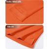 imageMAGCOMSEN Mens Polo Shirt Long Sleeve Golf Shirts Quick Dry Lightweight 3Button Performance Work Fishing AthleticOrange