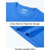 imageMAGCOMSEN Mens UPF 50 Shirts Long Sleeve UV Protection Quick Dry TShirt Rash Guard for Fishing Running BeachAzure