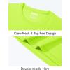 imageMAGCOMSEN Mens UPF 50 Shirts Long Sleeve UV Protection Quick Dry TShirt Rash Guard for Fishing Running BeachFluorescent Green