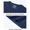 imageMAGCOMSEN Mens UPF 50 Shirts Long Sleeve UV Protection Quick Dry TShirt Rash Guard for Fishing Running BeachNavy