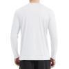 imageMAGCOMSEN Mens UPF 50 Shirts Long Sleeve UV Protection Quick Dry TShirt Rash Guard for Fishing Running BeachWhite