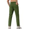 imageMAGCOMSEN Mens Winter Fleece Lined Sweatpants Running Warm Athletic Pants Sports Water Resistant PantsArmy Green