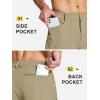 imageMAGCOMSEN Mens Hiking Pants Water Resistant Quick Dry Golf Pants Ripstop Lightweight Casual Work Pants 4 PocketsKhaki