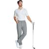 imageMAGCOMSEN Mens Hiking Pants Water Resistant Quick Dry Golf Pants Ripstop Lightweight Casual Work Pants 4 PocketsLightgrey