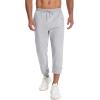 imageMAGCOMSEN Mens Jogger Sweatpants Athletic Warm Pants Workout Gym Running Pants Active Winter Thicken Track with PocketsLightgrey