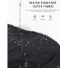 imageMAGCOMSEN Mens Snow Ski Pants Water Resistant Softshell Fleece Lined Outdoor Hiking Pants with 3 Zipper PocketsBlack