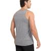 imageMAGCOMSEN Mens Tank Tops Quick Dry Workout Sleeveless Gym Muscle Shirts Athletic Bodybuilding Tee ShirtLight Grey