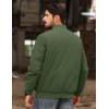 imageMAGCOMSEN Mens Bomber Jacket Warm Zip Up Spring Coat Lightweight Casual Windbreaker Pilot Jacket with PocketsArmy Green
