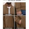 imageMAGCOMSEN Mens Bomber Jacket Warm Zip Up Spring Coat Lightweight Casual Windbreaker Pilot Jacket with PocketsBrown