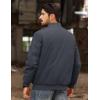 imageMAGCOMSEN Mens Bomber Jacket Warm Zip Up Spring Coat Lightweight Casual Windbreaker Pilot Jacket with PocketsGrey