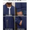 imageMAGCOMSEN Mens Bomber Jacket Warm Zip Up Spring Coat Lightweight Casual Windbreaker Pilot Jacket with PocketsNavy