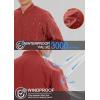 imageMAGCOMSEN Mens Bomber Jacket Warm Zip Up Spring Coat Lightweight Casual Windbreaker Pilot Jacket with PocketsOrange Red