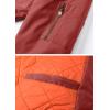 imageMAGCOMSEN Mens Bomber Jacket Warm Zip Up Spring Coat Lightweight Casual Windbreaker Pilot Jacket with PocketsOrange Red