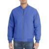 imageMAGCOMSEN Mens Bomber Jacket Warm Zip Up Spring Coat Lightweight Casual Windbreaker Pilot Jacket with PocketsRoyal Blue