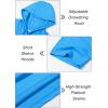 imageMAGCOMSEN Mens Short Sleeve Hoodie Cotton Hooded T Shirts Lightweight Sweatshirt Hoodies PulloverAzure