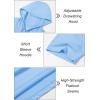 imageMAGCOMSEN Mens Short Sleeve Hoodie Cotton Hooded T Shirts Lightweight Sweatshirt Hoodies PulloverBlue