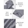 imageMAGCOMSEN Mens Short Sleeve Hoodie Cotton Hooded T Shirts Lightweight Sweatshirt Hoodies PulloverDark Gray