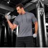 imageMAGCOMSEN Mens Short Sleeve Hoodie Cotton Hooded T Shirts Lightweight Sweatshirt Hoodies PulloverDark Gray