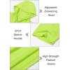 imageMAGCOMSEN Mens Short Sleeve Hoodie Cotton Hooded T Shirts Lightweight Sweatshirt Hoodies PulloverFluorescent Green