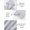 imageMAGCOMSEN Mens Short Sleeve Hoodie Cotton Hooded T Shirts Lightweight Sweatshirt Hoodies PulloverGray