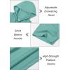 imageMAGCOMSEN Mens Short Sleeve Hoodie Cotton Hooded T Shirts Lightweight Sweatshirt Hoodies PulloverGrey Green