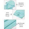imageMAGCOMSEN Mens Short Sleeve Hoodie Cotton Hooded T Shirts Lightweight Sweatshirt Hoodies PulloverLight Blue