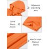 imageMAGCOMSEN Mens Short Sleeve Hoodie Cotton Hooded T Shirts Lightweight Sweatshirt Hoodies PulloverOrange