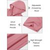 imageMAGCOMSEN Mens Short Sleeve Hoodie Cotton Hooded T Shirts Lightweight Sweatshirt Hoodies PulloverPink