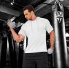 imageMAGCOMSEN Mens Short Sleeve Hoodie Cotton Hooded T Shirts Lightweight Sweatshirt Hoodies PulloverWhite