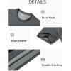 imageMAGCOMSEN Mens TShirts Short Sleeve Crew Neck Cotton Tshirts Casual Summer T Shirts Classic Basic TeesDark Grey