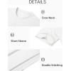 imageMAGCOMSEN Mens TShirts Short Sleeve Crew Neck Cotton Tshirts Casual Summer T Shirts Classic Basic TeesWhite