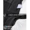 imageMAGCOMSEN Mens Tactical Jacket Winter Snow Ski Jacket Water Resistant Softshell Fleece Lined Winter Coats MultiPocketsBlack