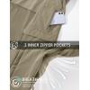 imageMAGCOMSEN Mens Tactical Jacket Winter Snow Ski Jacket Water Resistant Softshell Fleece Lined Winter Coats MultiPocketsKhaki