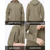 imageMAGCOMSEN Mens Tactical Jacket Winter Snow Ski Jacket Water Resistant Softshell Fleece Lined Winter Coats MultiPocketsKhaki