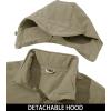 imageMAGCOMSEN Mens Tactical Jacket Winter Snow Ski Jacket Water Resistant Softshell Fleece Lined Winter Coats MultiPocketsKhaki