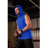imageMAGCOMSEN Mens Tank Top Sleeveless Hoodie Cotton TShirt Summer Casual Shirt Muscle TeeColor Blue