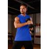 imageMAGCOMSEN Mens Tank Top Sleeveless Hoodie Cotton TShirt Summer Casual Shirt Muscle TeeColor Blue