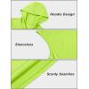 imageMAGCOMSEN Mens Tank Top Sleeveless Hoodie Cotton TShirt Summer Casual Shirt Muscle TeeFluorescent Green