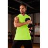 imageMAGCOMSEN Mens Tank Top Sleeveless Hoodie Cotton TShirt Summer Casual Shirt Muscle TeeFluorescent Green