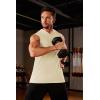 imageMAGCOMSEN Mens Tank Top Sleeveless Hoodie Cotton TShirt Summer Casual Shirt Muscle TeeLight Apricot