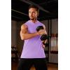 imageMAGCOMSEN Mens Tank Top Sleeveless Hoodie Cotton TShirt Summer Casual Shirt Muscle TeeLight Purple